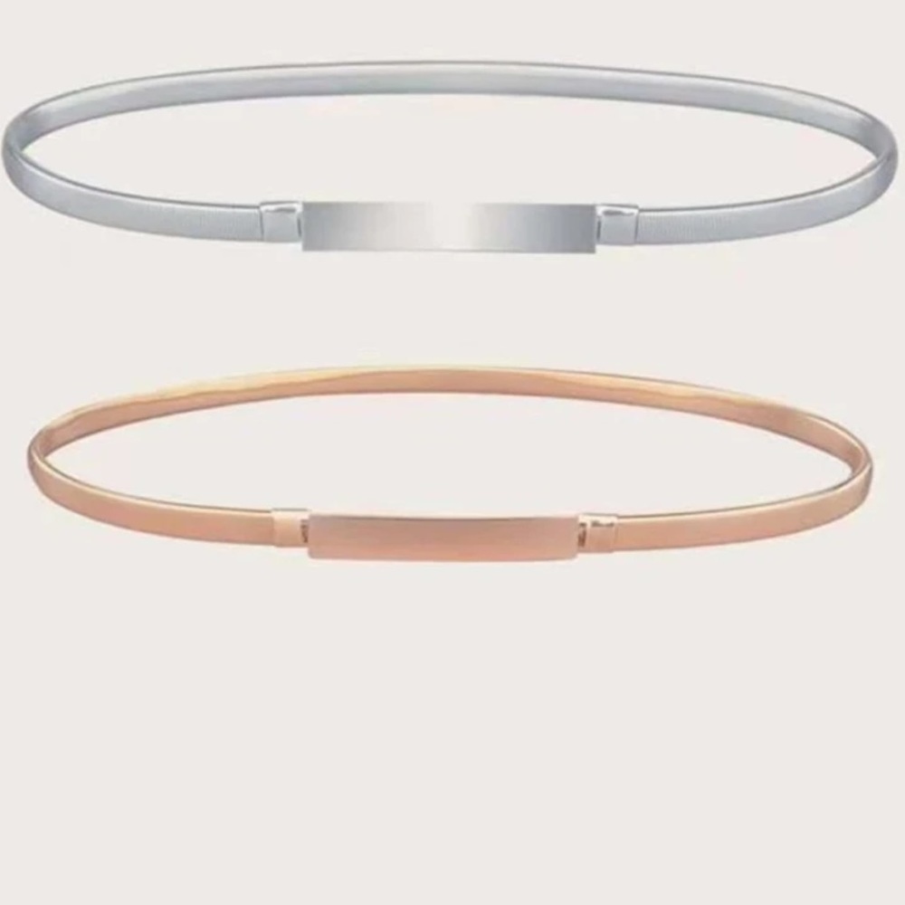 2 metal belts